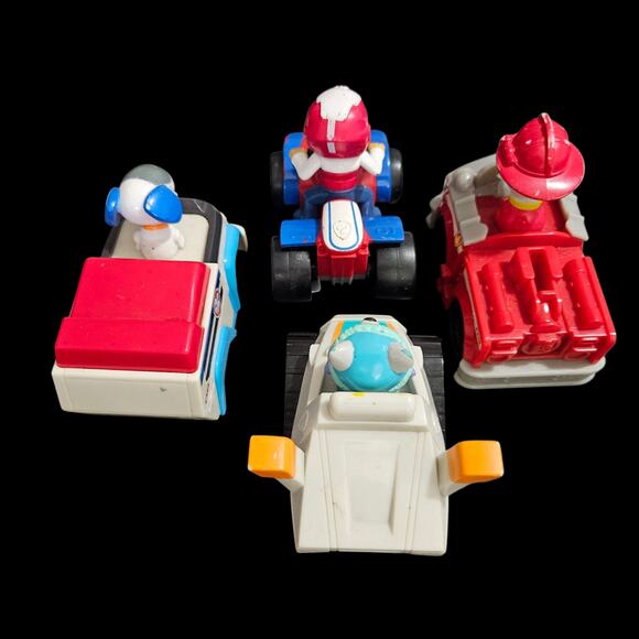 Paw Patrol Lot of 4 Mini Vehicles Ryder Marshal Everest Robo Dog Spin Master - Picture 5 of 6